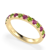 Pave Set Half Eternity Prana Band