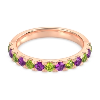 Pave Set Half Eternity Prana Band