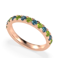 Pave Set Half Eternity Prana Band