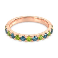 Pave Set Half Eternity Prana Band