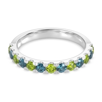 Pave Set Half Eternity Prana Band