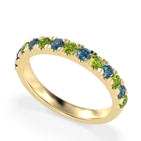 Pave Set Half Eternity Prana Band