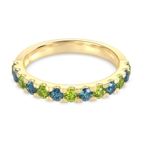 Pave Set Half Eternity Prana Band