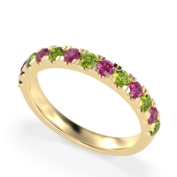 Pave Set Half Eternity Prana Band