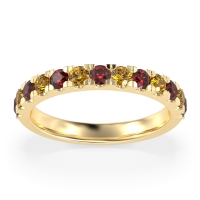 Pave Set Half Eternity Prana Band