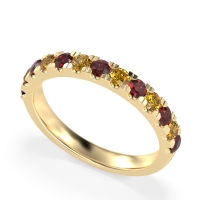 Pave Set Half Eternity Prana Band