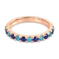 Pave Set Half Eternity Prana Band