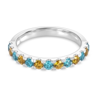 Pave Set Half Eternity Prana Band