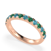 Pave Set Half Eternity Prana Band