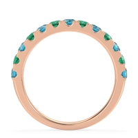 Pave Set Half Eternity Prana Band