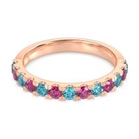 Pave Set Half Eternity Prana Band
