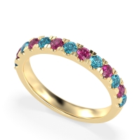 Pave Set Half Eternity Prana Band