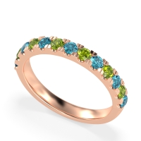 Pave Set Half Eternity Prana Band