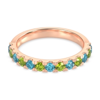 Pave Set Half Eternity Prana Band