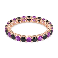 U Prong Round Eternity Anvis Band