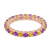 U Prong Round Eternity Anvis Band