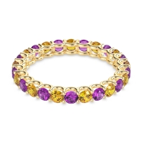 U Prong Round Eternity Anvis Band
