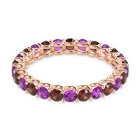 U Prong Round Eternity Anvis Band