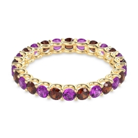 U Prong Round Eternity Anvis Band