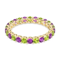 U Prong Round Eternity Anvis Band