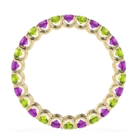 U Prong Round Eternity Anvis Band