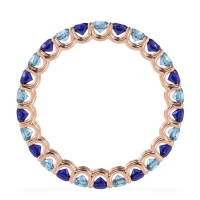 U Prong Round Eternity Anvis Band