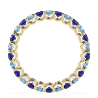 U Prong Round Eternity Anvis Band