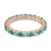 U Prong Round Eternity Anvis Band