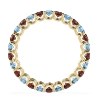 U Prong Round Eternity Anvis Band