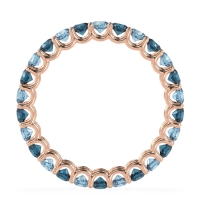 U Prong Round Eternity Anvis Band