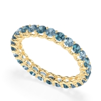 U Prong Round Eternity Anvis Band