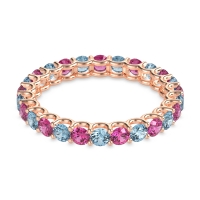 U Prong Round Eternity Anvis Band