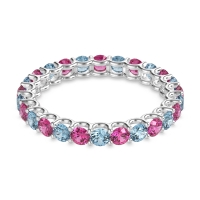 U Prong Round Eternity Anvis Band