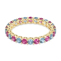 U Prong Round Eternity Anvis Band