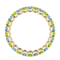 U Prong Round Eternity Anvis Band