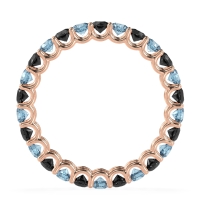 U Prong Round Eternity Anvis Band