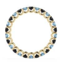 U Prong Round Eternity Anvis Band