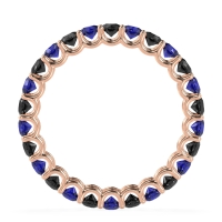 U Prong Round Eternity Anvis Band