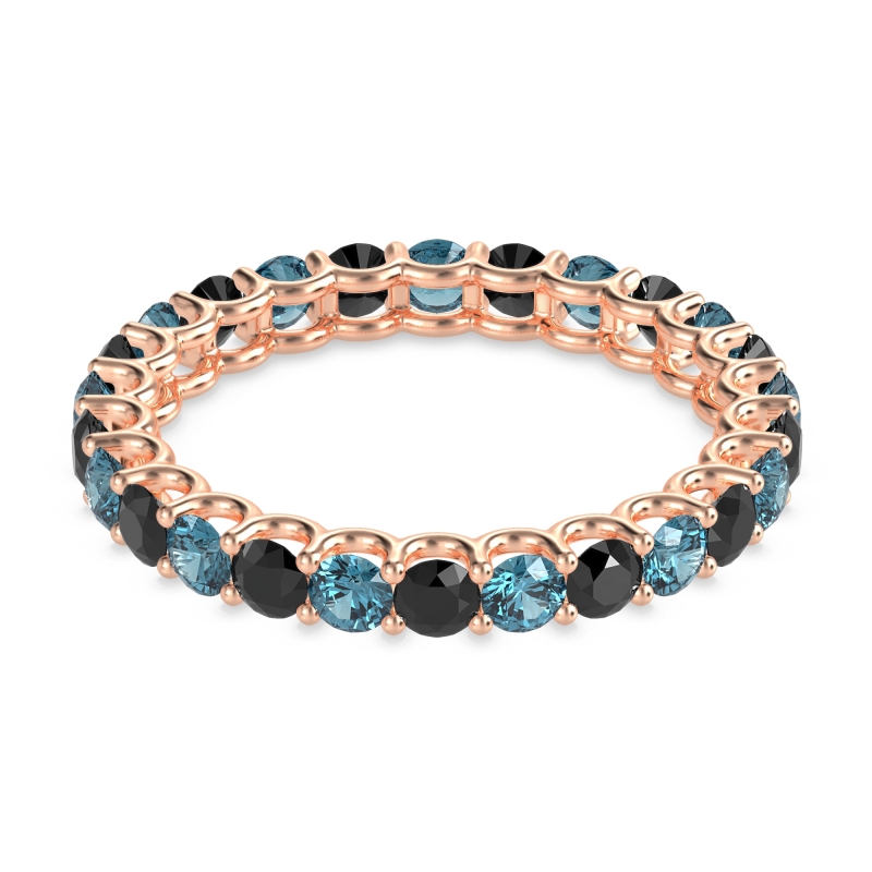 U Prong Round Eternity Anvis Band