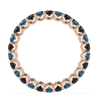 U Prong Round Eternity Anvis Band