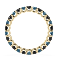 U Prong Round Eternity Anvis Band
