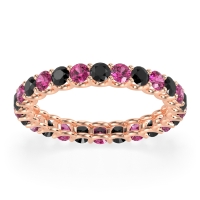 U Prong Round Eternity Anvis Band