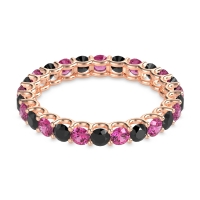 U Prong Round Eternity Anvis Band