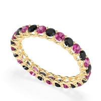 U Prong Round Eternity Anvis Band