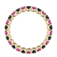 U Prong Round Eternity Anvis Band
