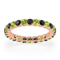 U Prong Round Eternity Anvis Band