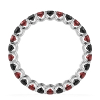 U Prong Round Eternity Anvis Band