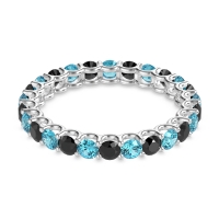 U Prong Round Eternity Anvis Band