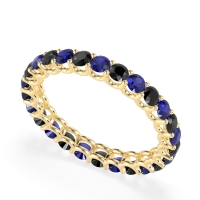 U Prong Round Eternity Anvis Band