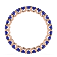 U Prong Round Eternity Anvis Band